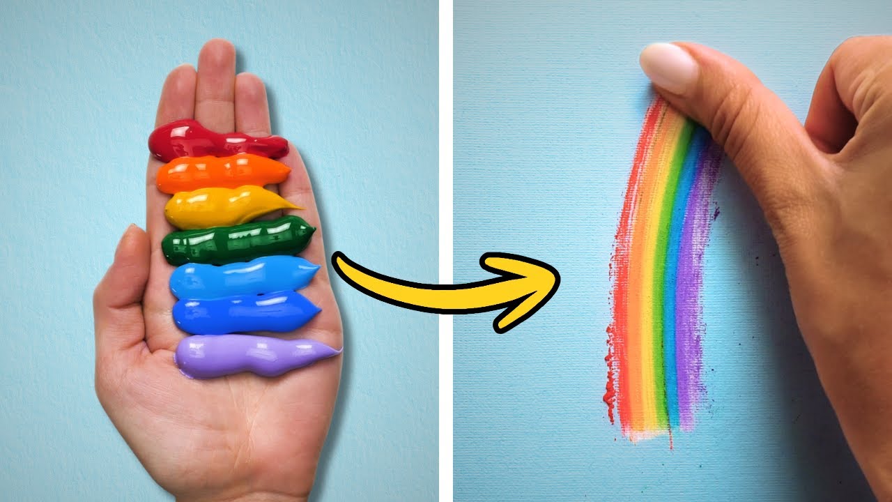 Magically Vibrant Art Hacks That Will Mesmerize You! 🌈✨