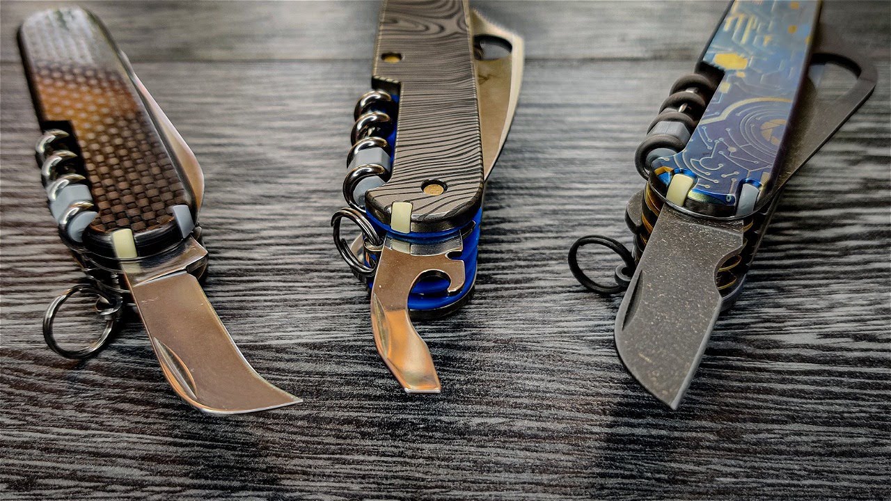 Three custom SAKs with very different setups