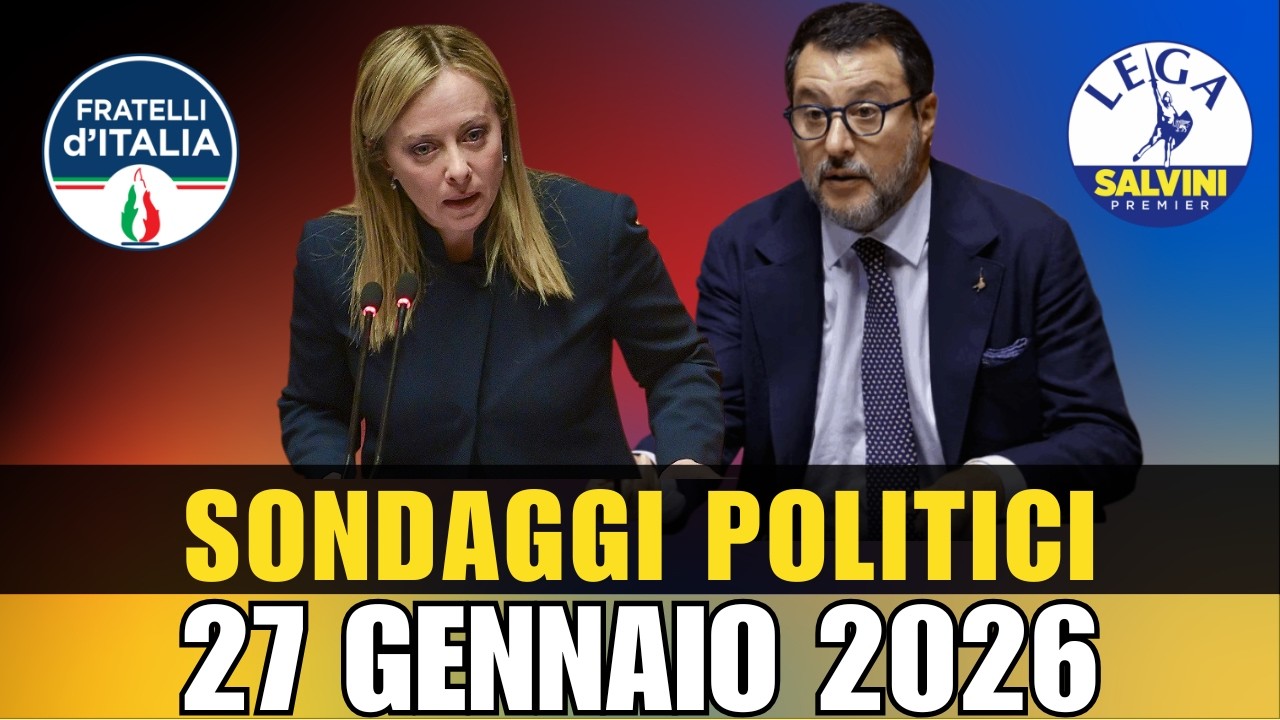 SONDAGGI POLITICI: SORPRESA INCREDIBILE!