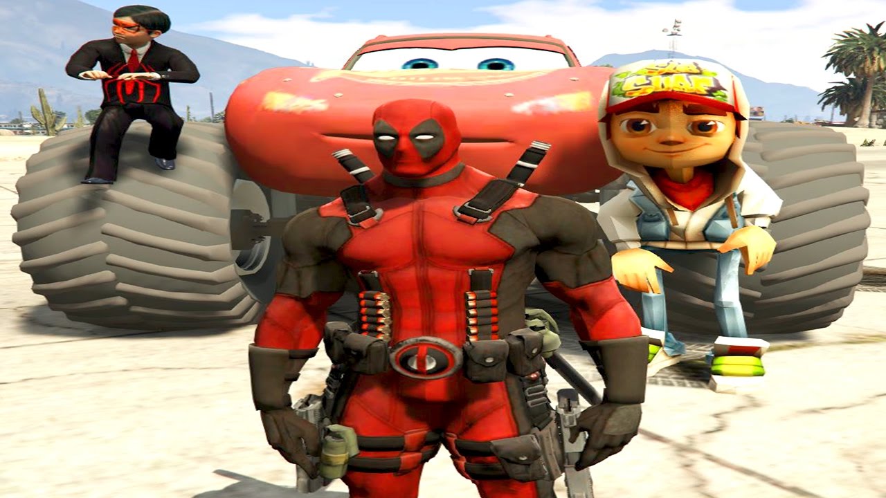 Deadpool Subway Surfers Jake ve Örümcek Çocuğu Hastaneden Aldı (GTA 5 Gerçek Hayat)