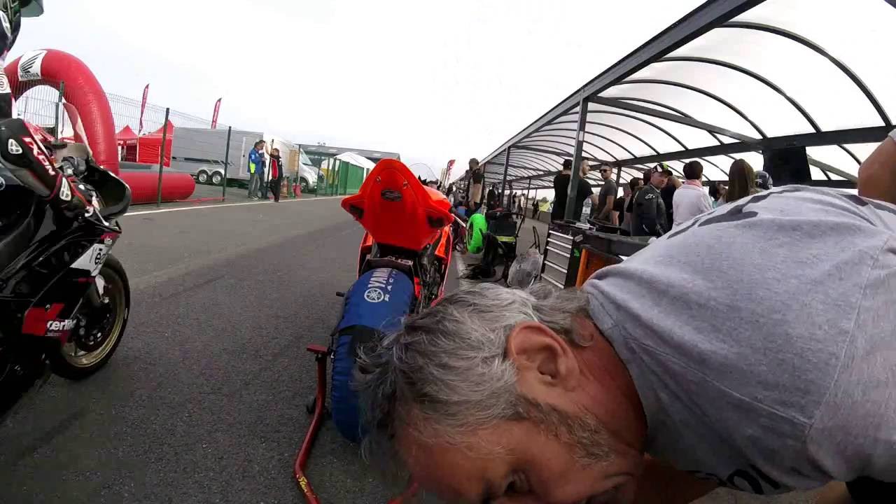 Caméra embarquée qualif  FSBK Carole 2016