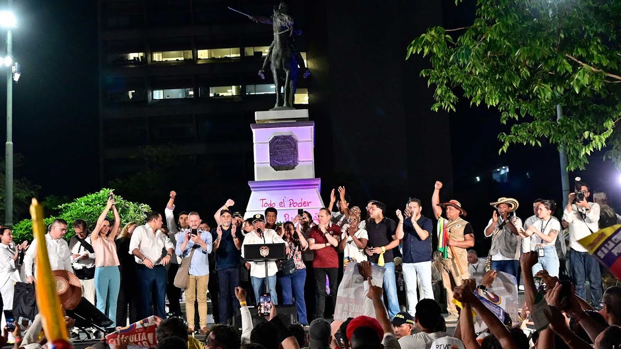Alocución del Presidente Petro durante la concentración del pueblo en apoyo a la Consulta Popular