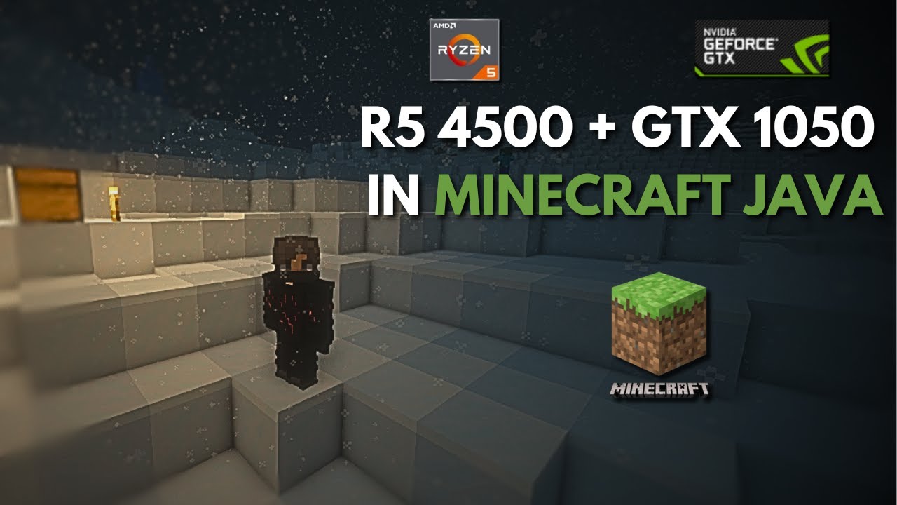 TEST R5 4500 + GTX 1050 2GB + 16GB RAM IN MINECRAFT JAVA
