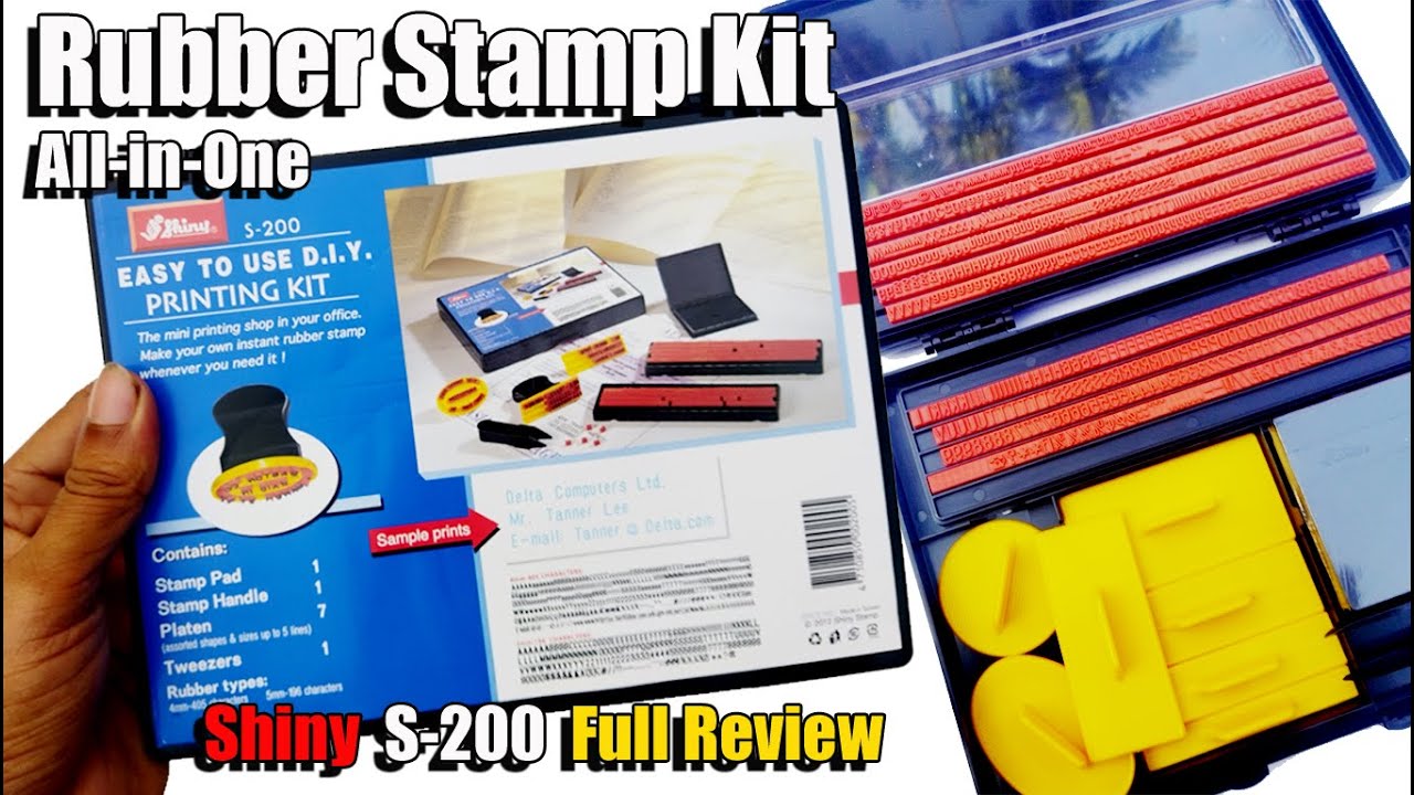 Rubber Stamp Shiny S-200 All-in-One || Full Review