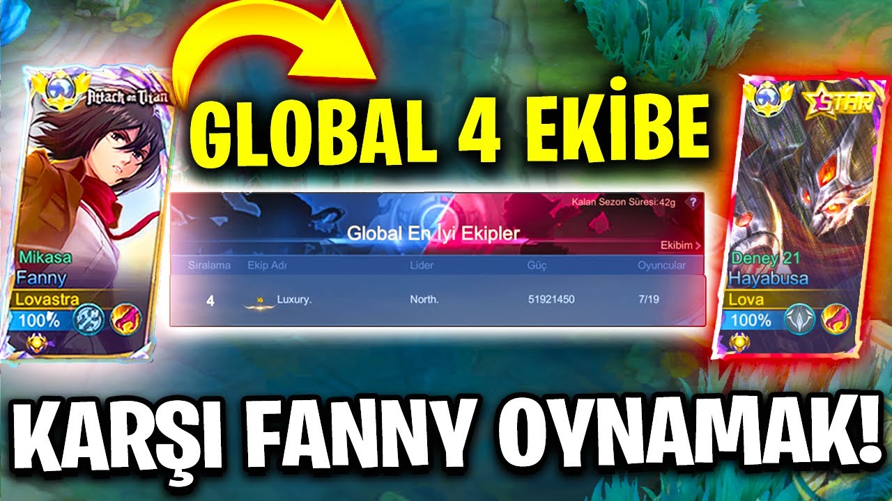 DÜNYA 4. EKİBE KARŞI FANNY OYNAMAK!!! HAYABUSA & FANNY