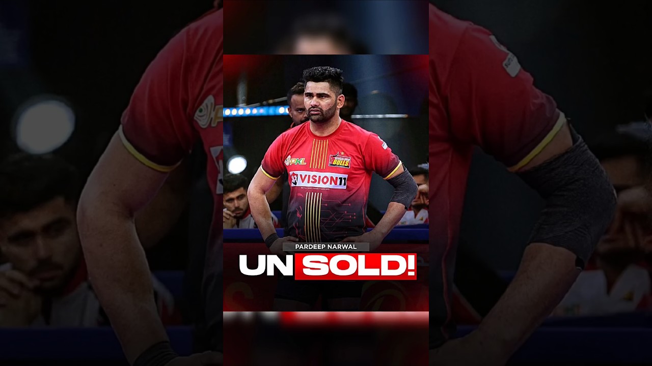 Pardeep Narwal Unsold 2025 | Top 10 Unsold players| PKL Season 12! 💔#pkl #auction #shorts #trending
