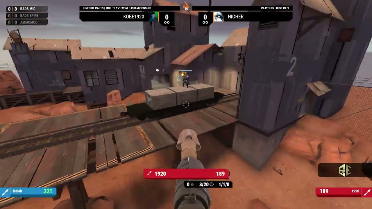 kobe1920 vs. higher - $5000 MGE.TF TF2 1v1 World Championship - Playoffs