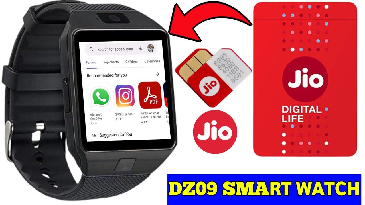 dz09 smart watch sim card | dz09 smart watch jio sim card not working | dz09 smart watch not chargin