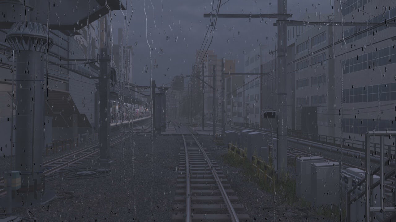 【電車でGO!!】いつもと変わらぬ雨の通勤通学。【山手線】