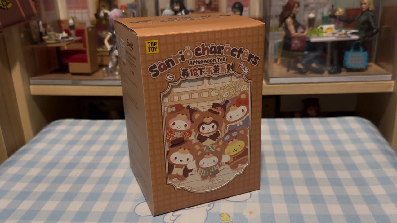 Top Toy Sanrio Characters Afternoon Tea Vinyl Plush Blind Box Unboxing Review for Toy Collectors