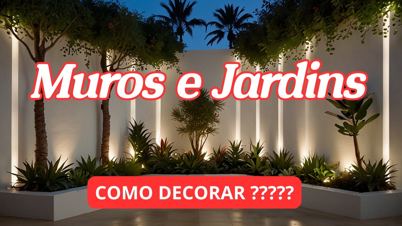 Ideias de Decoração para Muros e Jardins Super Modernos 🌿✨