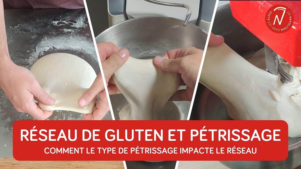 RESEAU DE GLUTEN et PETRISSAGE : comment le type de pétrissage impacte le réseau