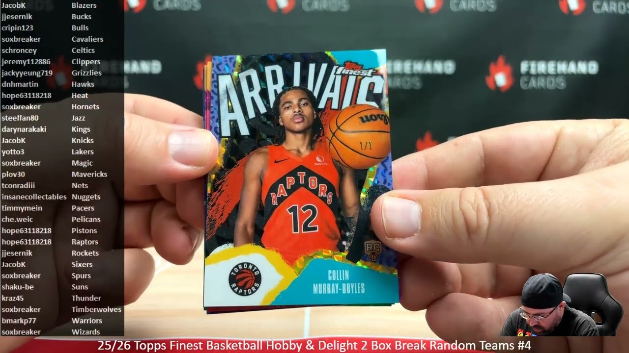 2/28/2026 25/26 Topps Finest Basketball Hobby & Delight 2 Box Break Random Teams #4