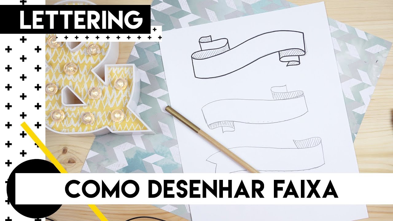 Como desenhar uma faixa | by Aline Albino