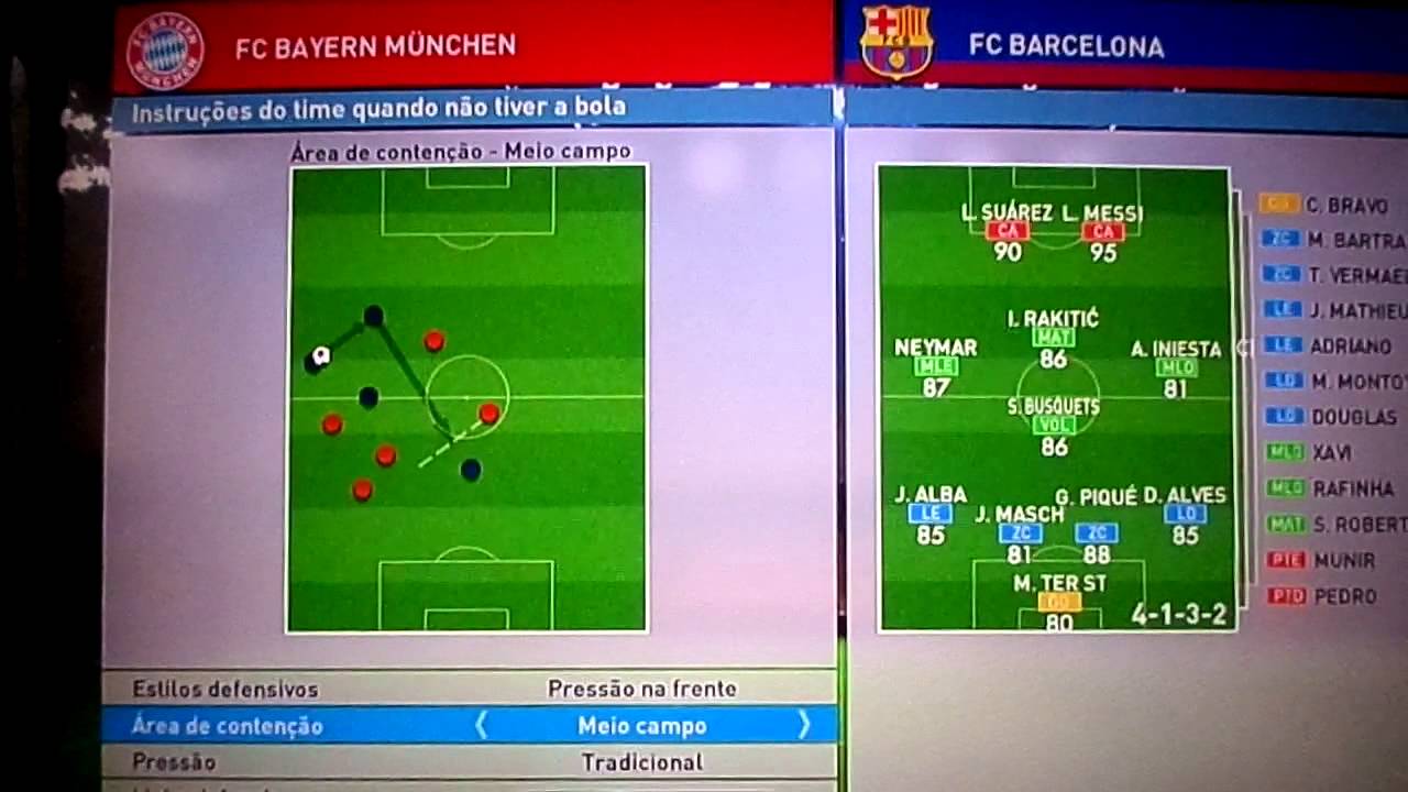 PES 2016 FORMAÇÃO PRA GANHA DE JOGADOR APELÃO..