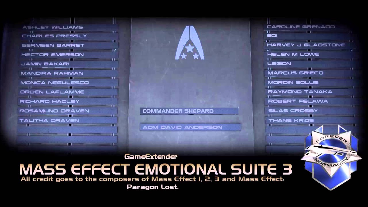 Mass Effect Emotional Suite [Version 3]