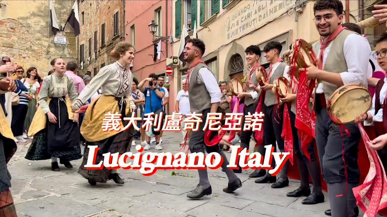 Lucignano Tuscany | Traditional Dance in Medieval Town | Maggiolata 2025 | Ep.3