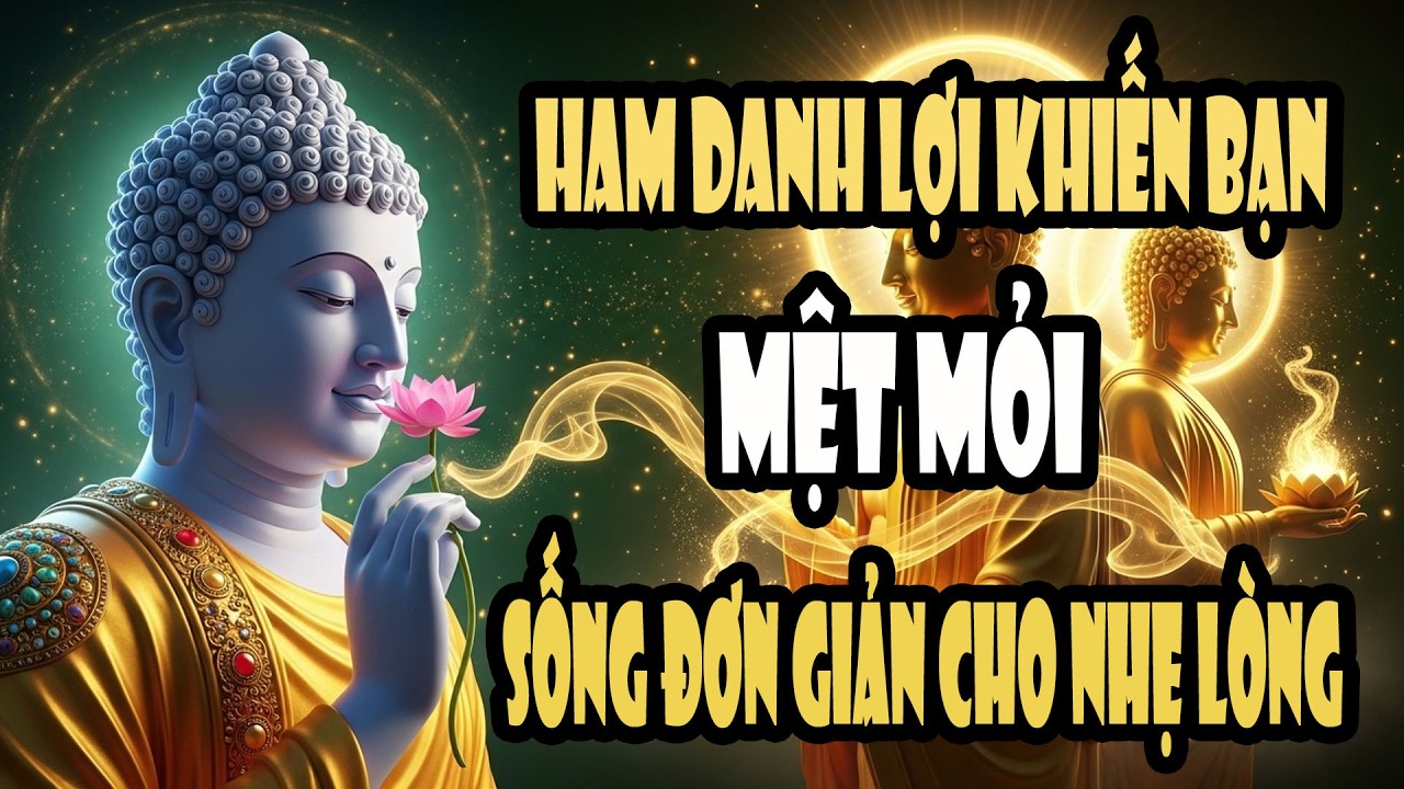 Ham Danh Lợi Khiến Bạn Mệt Mỏi – Nghe Lời Phật Dạy Sống Đơn Giản Cho Nhẹ Lòng