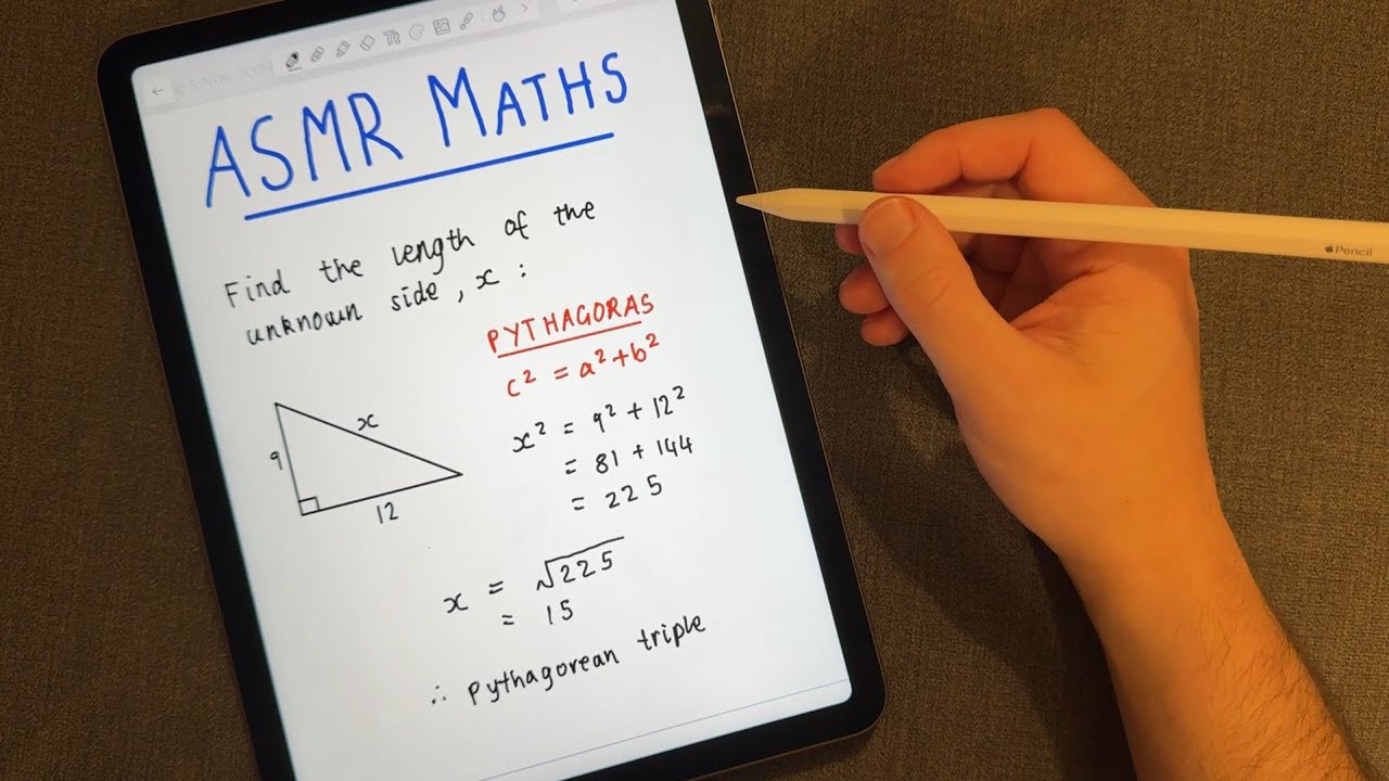 ASMR | Solving Maths Problems For Sleep
