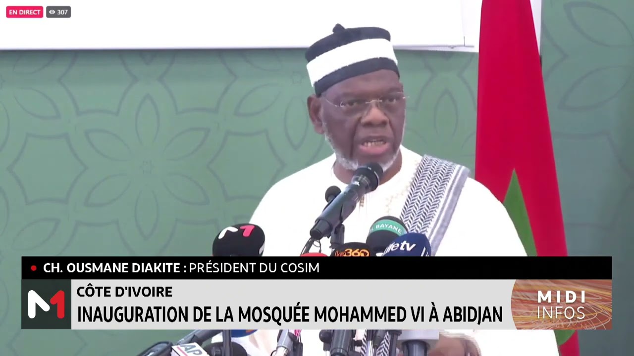 Inauguration de la mosquée Mohammed VI à Abidjan : le point avec Cheikh Al Aima Ousmane Diakité