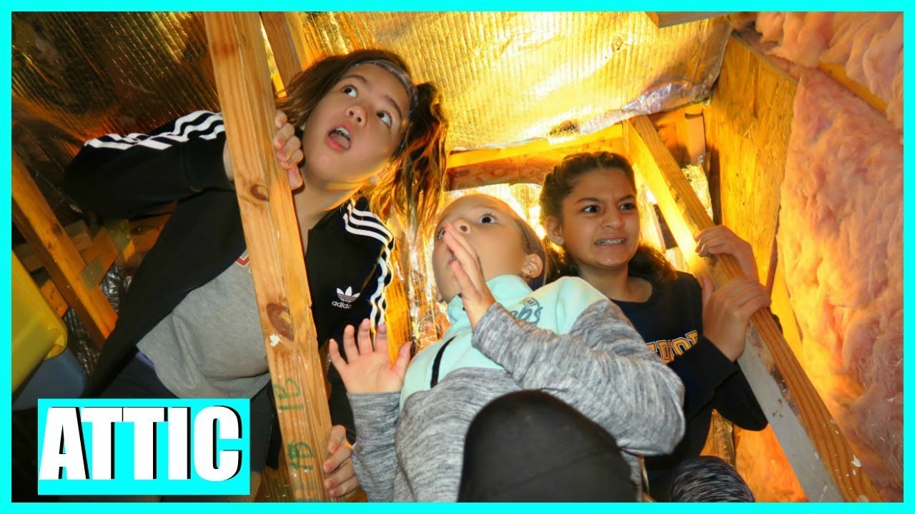 OVERNIGHT SLEEPING ATTIC CHALLENGE 🙀😥😱👍??? #97