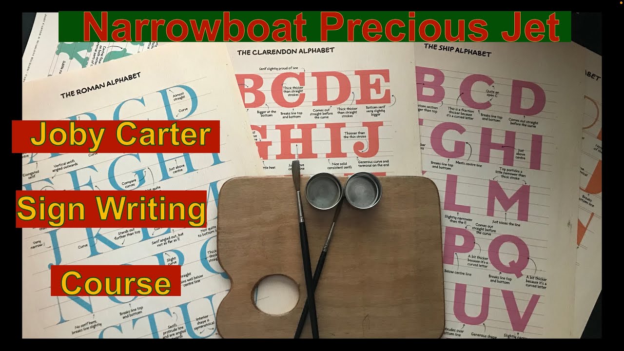 Joby Carter Sign Writing Course February 2022