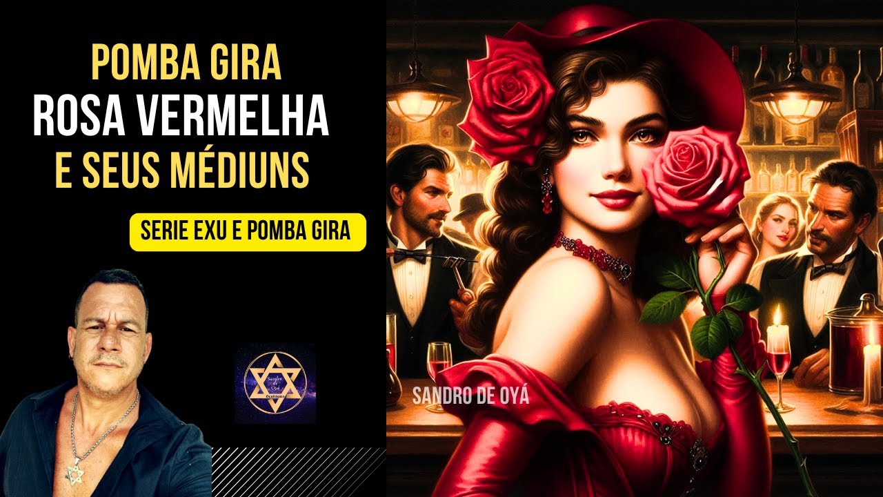 Pomba Gira Rosa Vermelha e seus Médiuns  #rosavermelha