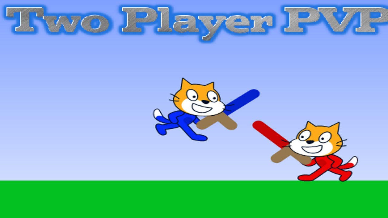 How to make a TWO PLAYER PVP Game in Scratch 3.0
