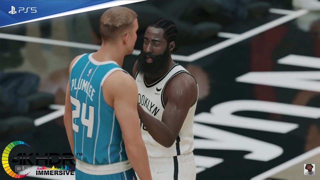 Brooklyn Nets vs Charlotte Hornets (4K Ultra Realistic Graphics) NBA 2K22 PS5 Gameplay
