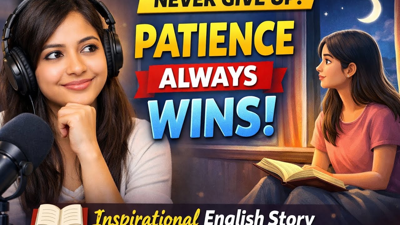 Patience Always Wins | Inspirational English Story for Learning English | English Speaking Practice 