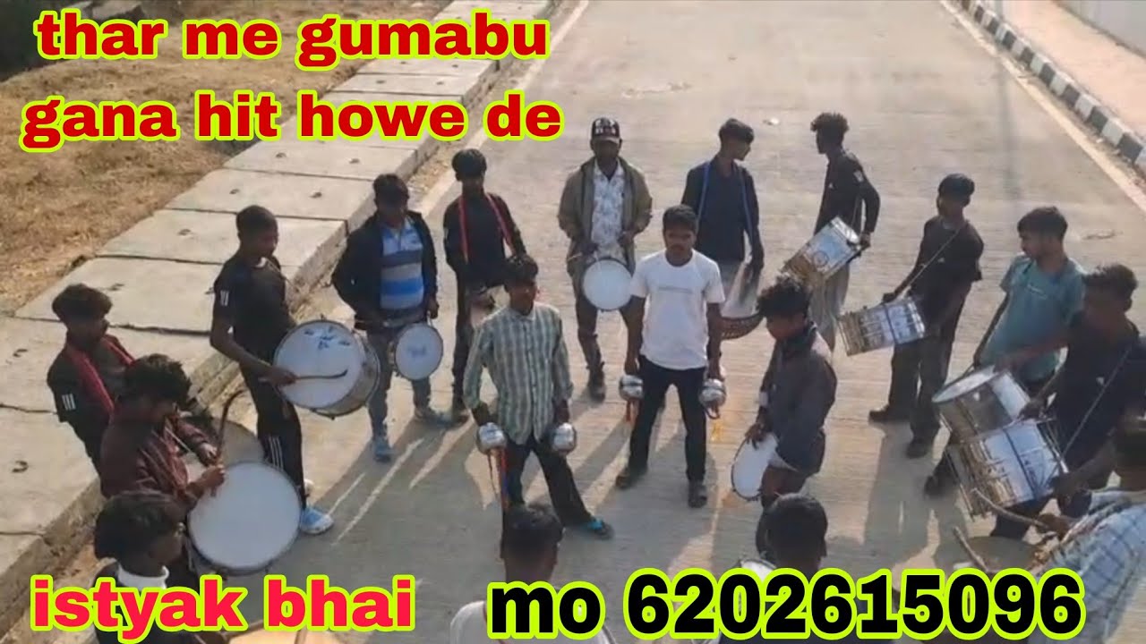 Thar me ghumabu gana hit howe de nagpuri song rabbani band  b team lohardaga mo 6202615096