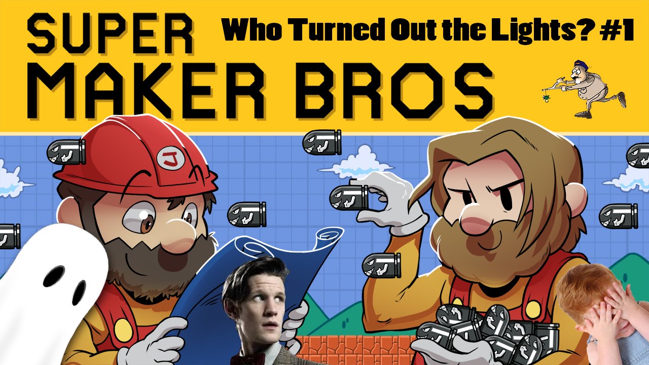 Super Mario Maker | Who turned off the Lights? Ep. 1 | Super Beard Bros.