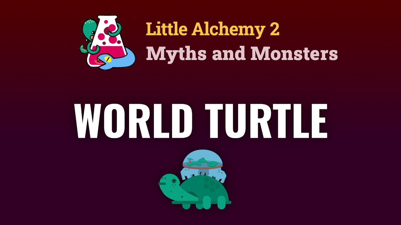 How to make the WORLD TURTLE in Little Alchemy 2 Myths and Monsters