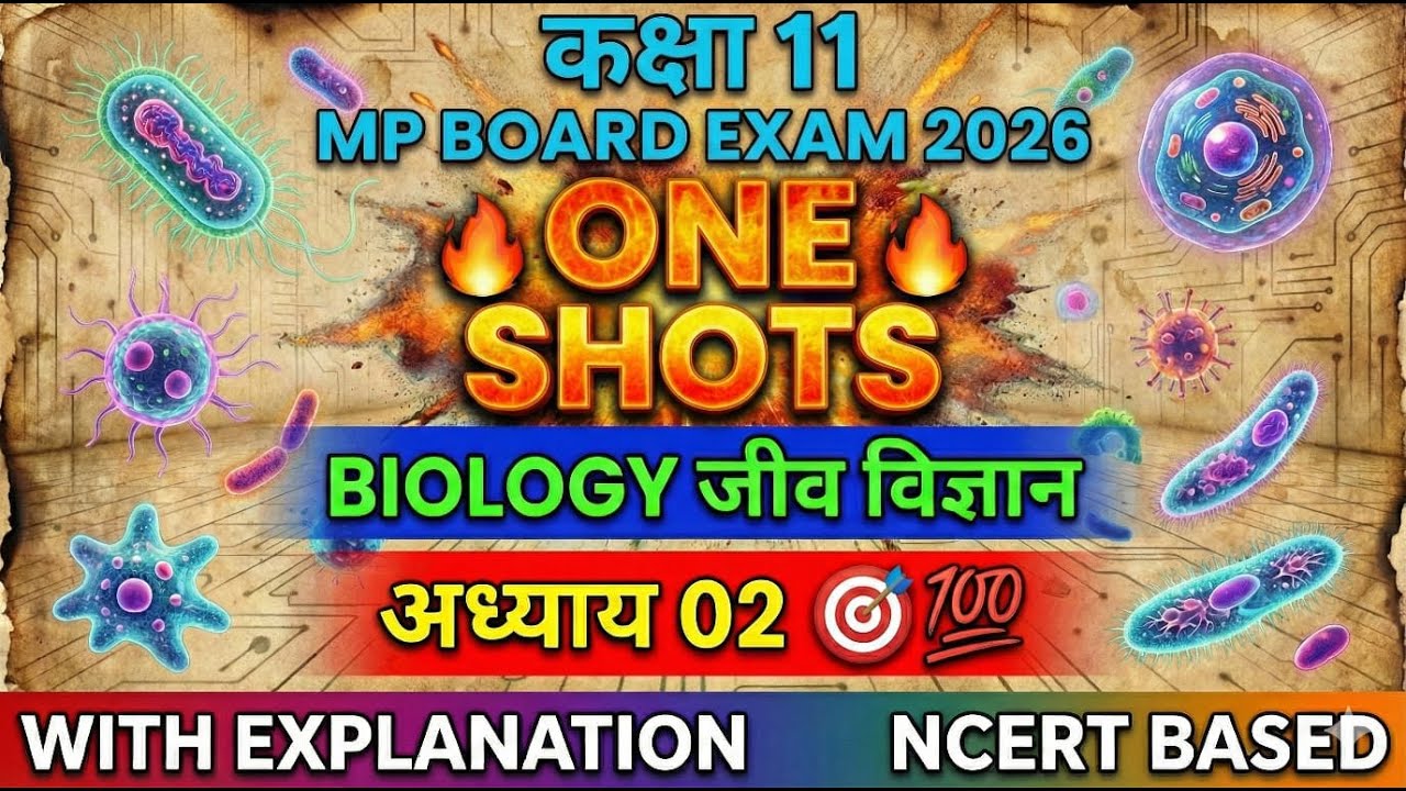 ONE SHOT 100/100 Biological Classification जीवों का वर्गीकरण NCERT BASED MP RAJASTHAN BOARD Exam2026