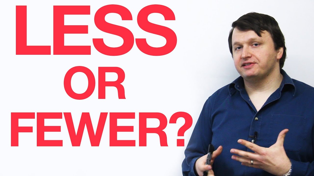 Less or Fewer?