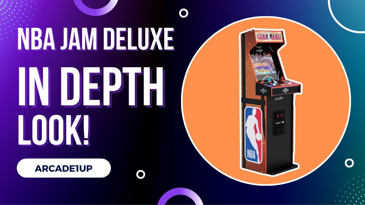 Arcade1up - NBA Jam Deluxe In Depth Look // Arcade1up Isn't Dead!
