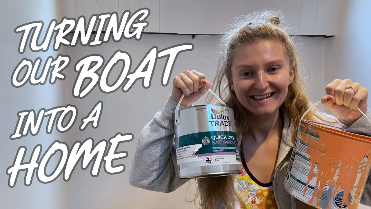 Building a Floating Home | Bed, Walls and Paint Update | Narrowboat Conversion | BOATLIFE