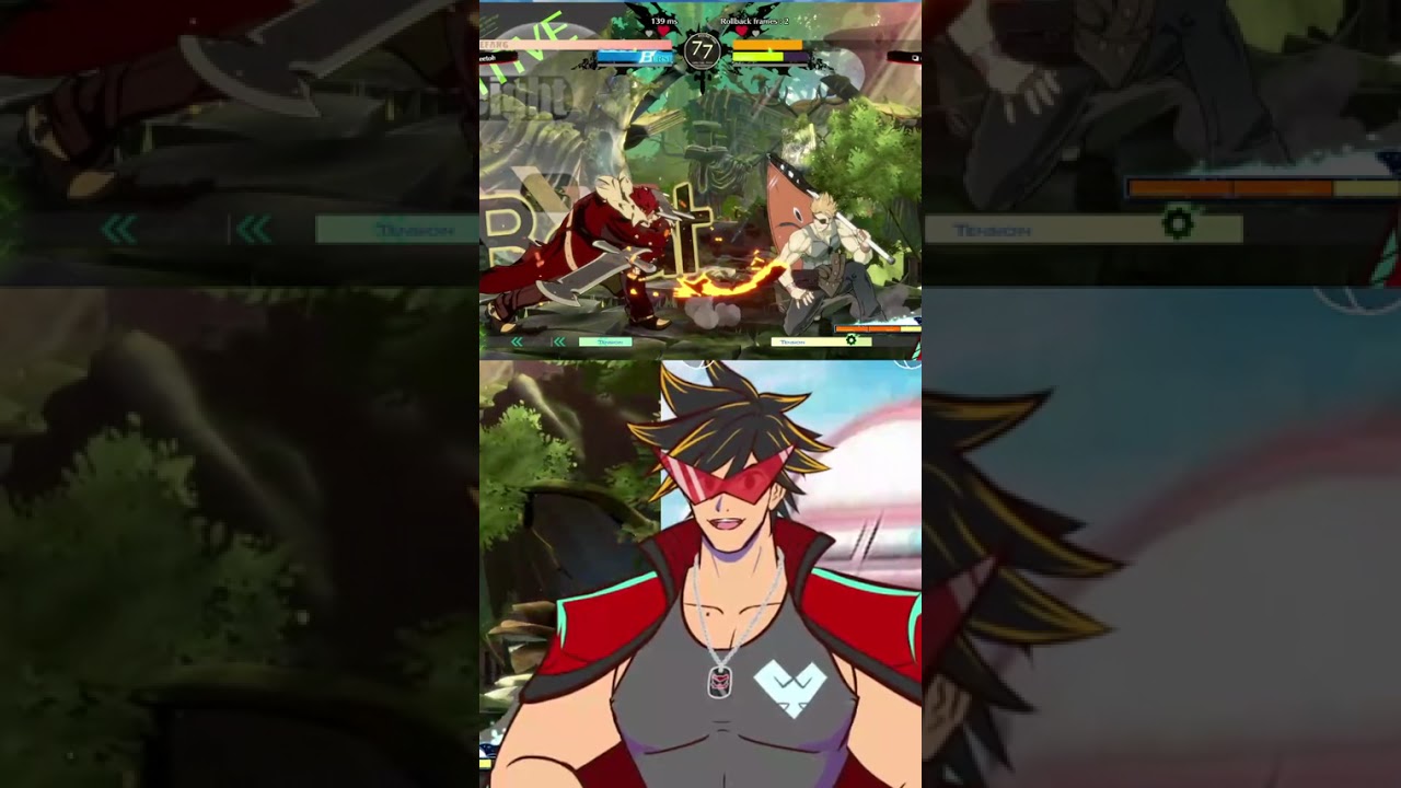 I make friends through fighting games | 