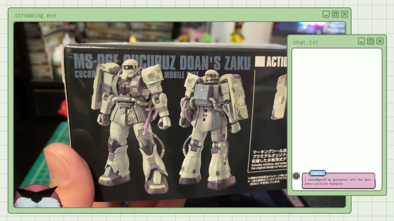 Creative Stream - Gunpla Light Type Guncannon | Jan 19th Stream