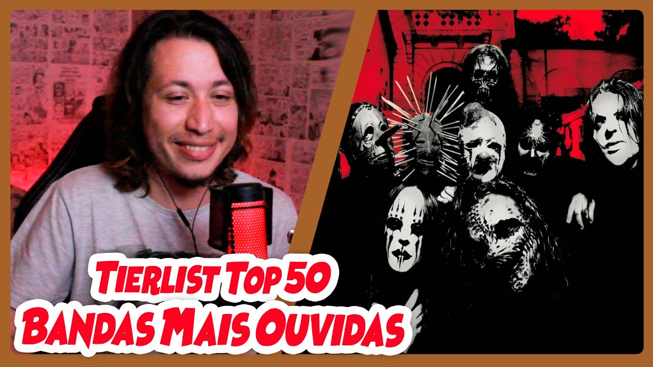 TIER LIST DAS 50 BANDAS MAIS OUVIDAS | REACT DO MORENO