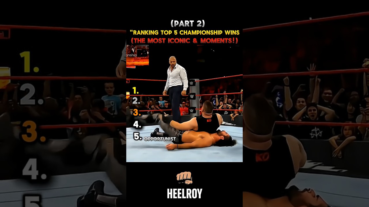 Ranking the GREATEST WWE Title Victories of All Time! (Part 2)