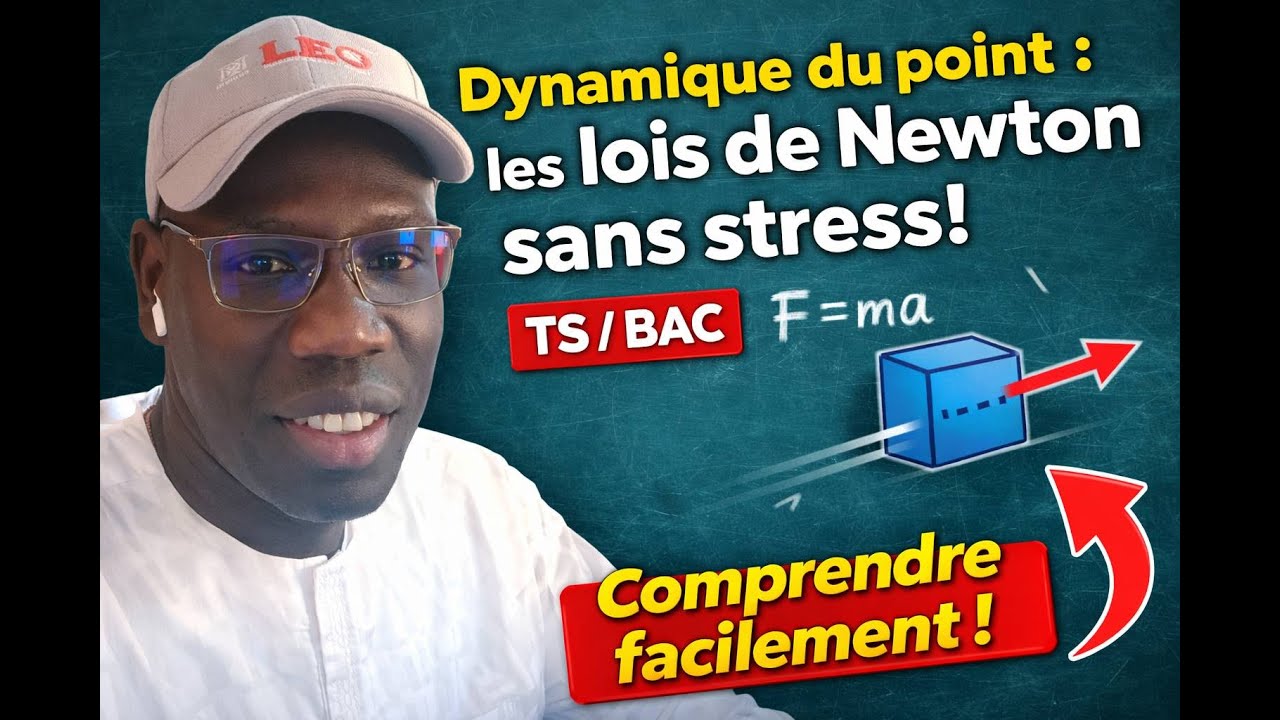 Les lois de Newton ENFIN faciles 😱 | Dynamique du point (TS / BAC)