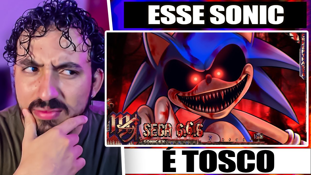 Sonic.exe (Creepypasta) - SEGA 6.6.6 | M4rkim | Leozin React