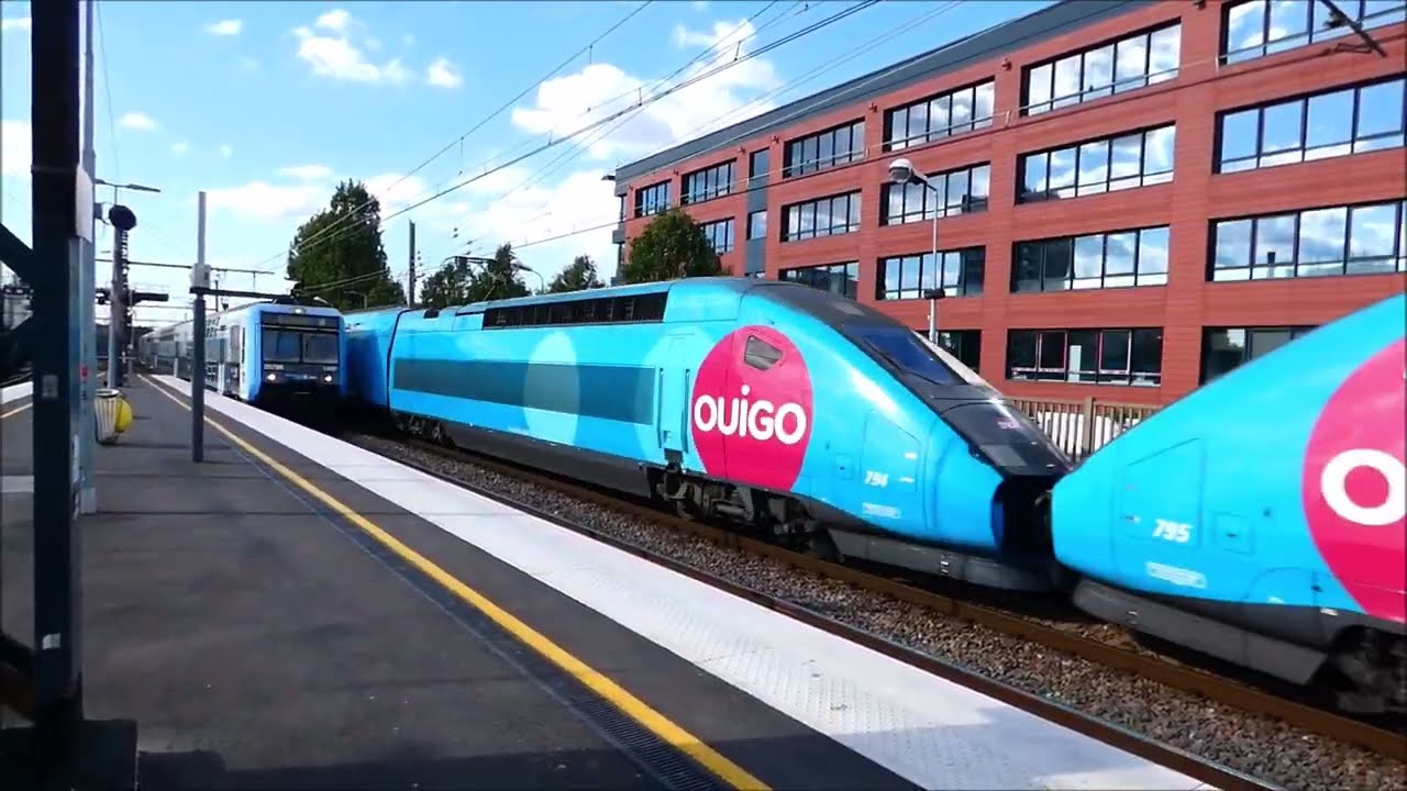 Spot en gare de Vert de Maisons (RER D, Transilien R, TER et TGV)