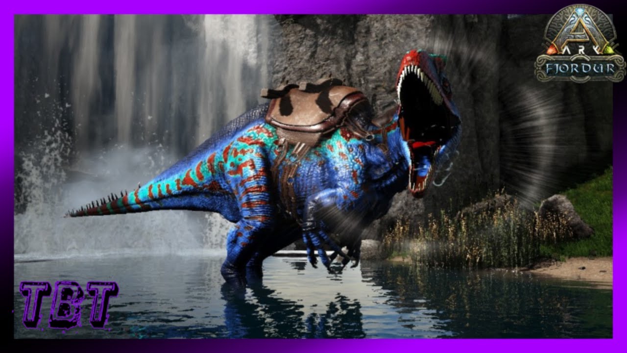 Taming the Mighty Acrocanthosaurus!  ARK Fjordur Let's Play Ep. 18