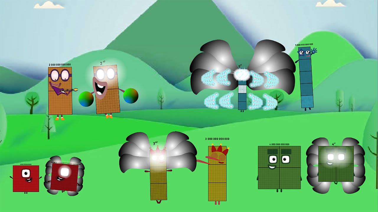 Looking big Numberblocks Band TRILLIONS (Band version) | Infinity Cool Sounds!