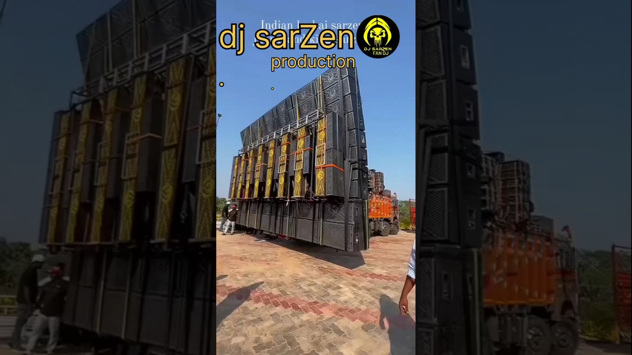 dj sarzen production moto mela setup #dj #djviral #viralreels #djsarzen #sarzendjsong #pankajdj