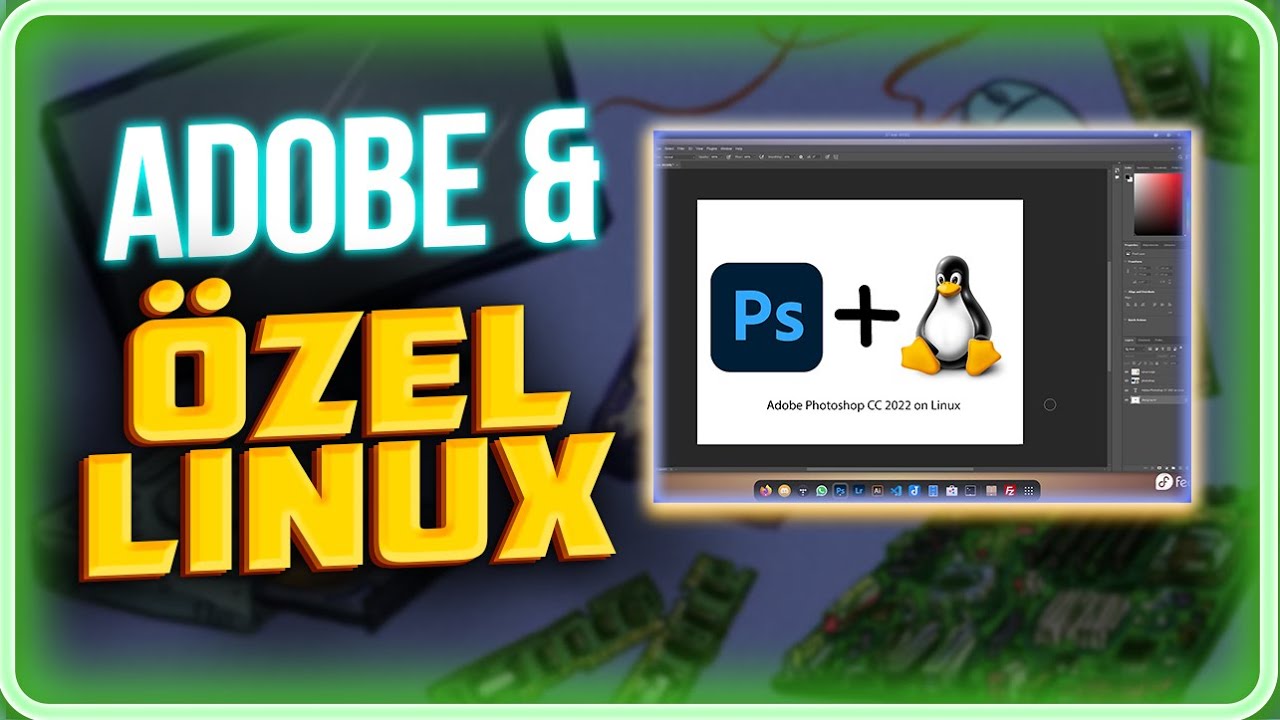🔴Adobe Uygulamalarını Linux'ta Çalıştırdım! Özel Bir Dağıtım Deniyoruz (Mint)