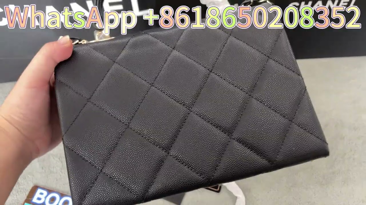 Unboxing Chanel Caviar Quilted Mini Retro Twist Top Handle Flap – Black | Iconic Luxury It Bag? 👜🖤
