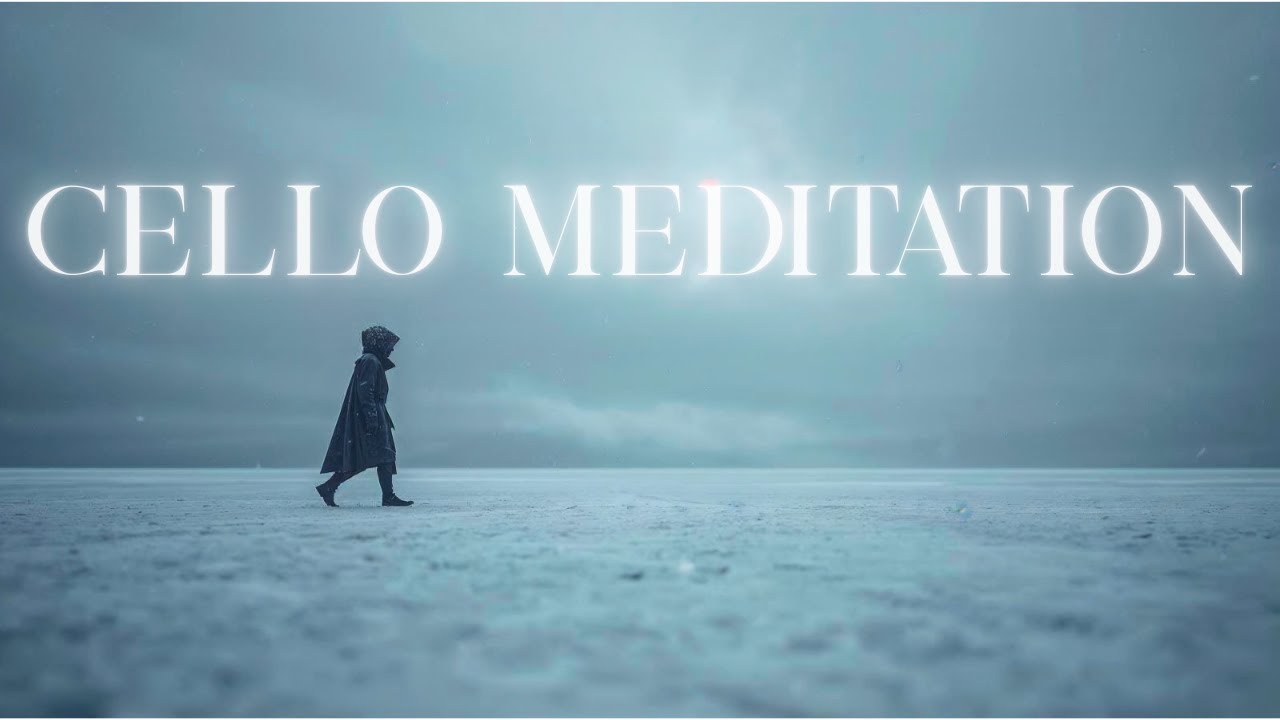 【4K】1 Hour Relaxing Cello Music Winter Meditation Vol. 4 | Whirling Silence | 大提琴冥想第四部曲：小雪初霽沈浸式療癒